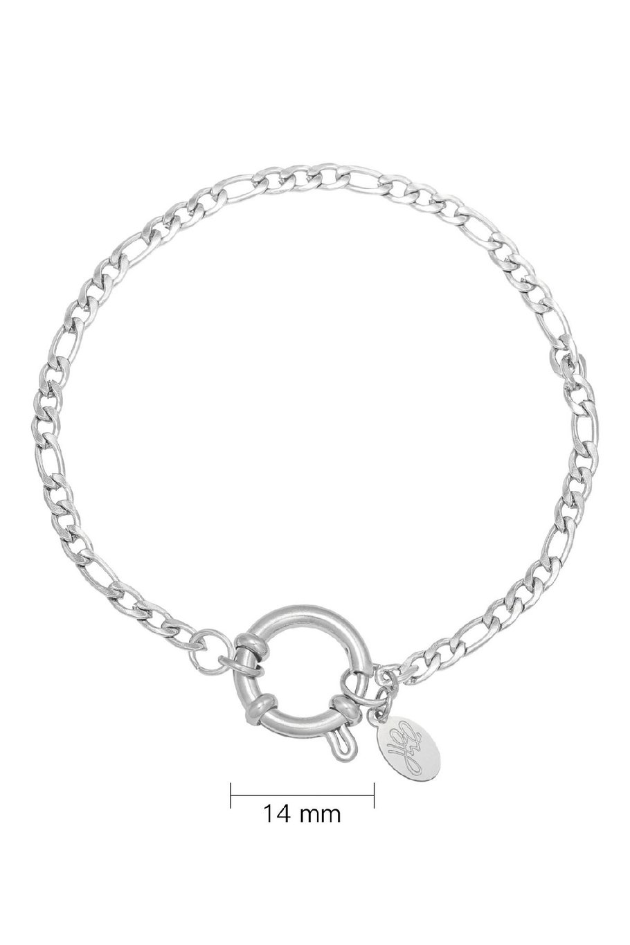 Armband Chain Faye Silber Edelstahl Bild2